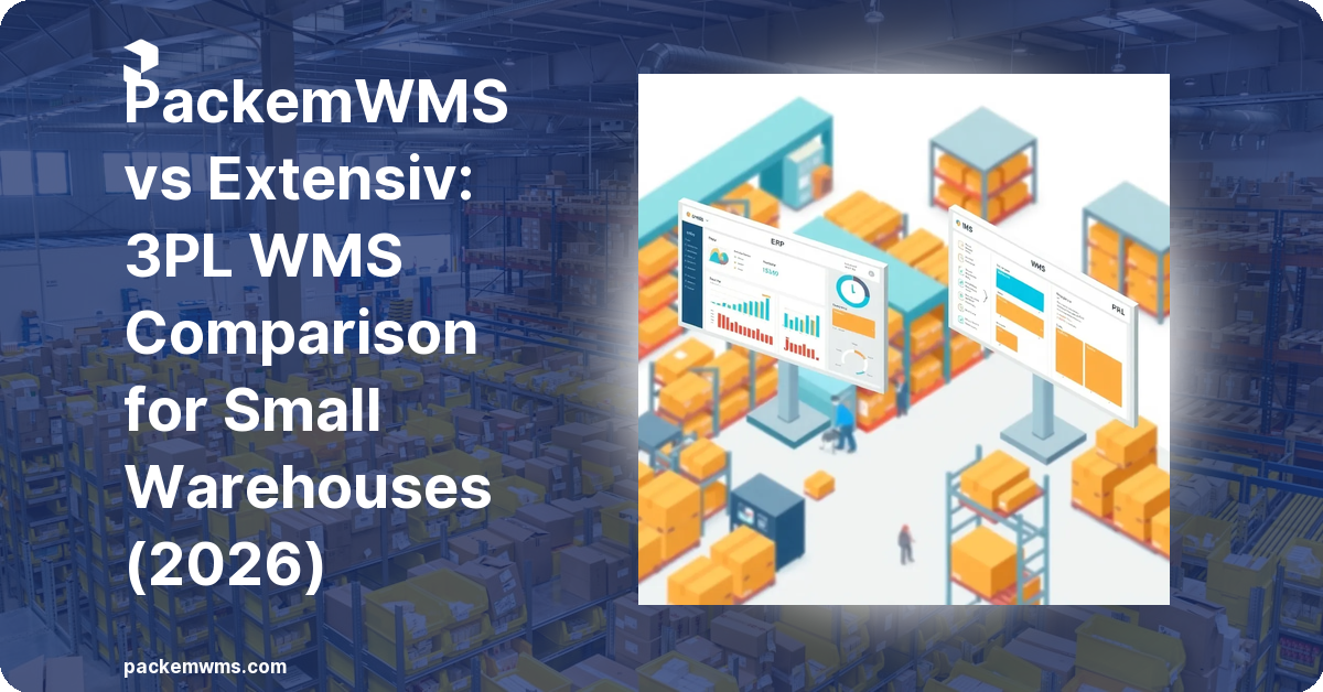 PackemWMS vs Extensiv: 3PL WMS Comparison for Small Warehouses (2026)